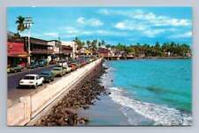Front Street & Sea Wall ~ Vintage LAHAINA Maui Hawaii Postcard ~1970s picture