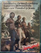 1977 Magazine Ad Thumbs Up Jeans print ad picture