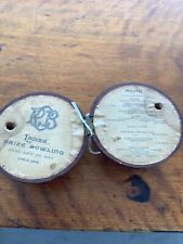 Bowling LADIES wood miniature ball dated 1891 🎳~Menu inside ~ Spectacular  picture