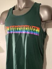 Augusta Sportwear JAGERMEISTER Rainbow Logo Green Tank Top Adult Size XL picture