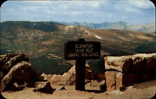 Rocky Mountain Natl Park Colorado Trail Ridge Road rocks vintage postcard picture