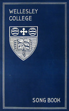 Vintage Wellesley College Song Book Campus Life Ballad of a Bold Bad Man 1945 picture