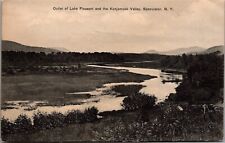Postcard NY Speculator, Lake Pleasant and Kunjamuck Valley Adirondacks 1910  V3 picture