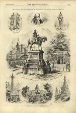 1876 Queen Visits Edinburgh To Inaugurate Prince Consort Memorial picture
