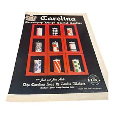 Vintage 1969 Carolina Soap & Candle Makers Print Ad 10.5” X 13.5” C.07 picture