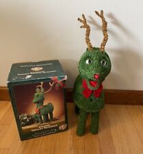 Vintage Gemmy Topiary Reindeer Rudolph 1997 Rare Singing Animated Christmas picture