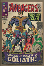 🔥AVENGERS #28*MARVEL, 1966*STAN LEE*JACK KIRBY*GIANT-MAN*1ST GOLIATH*BEETLE*FN* picture