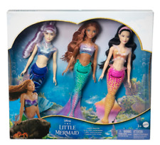 Disney The Little Mermaid Ariel and Sisters Set Live Action Doll New With Box picture
