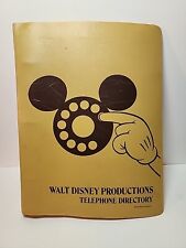 Rare 1982 Walt Disney Productions Executive Employee Telephone Directory JRR14 picture