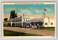 Sebastian FL-Florida, Sebastian Inn Hotel, Advertising, Vintage Postcard picture