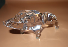 FLAWLESS Stunning BACCARAT Glass ZODIAC 2019 Crystal BOAR PIG HOG Figurine picture