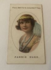 1920 F & J Smith’s Cigarettes FANNIE WARD Cinema Stars Card #23 Original picture