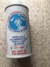 Vintage 1985 Pepsi-Cola Young Astronaut Program Space Can - Drinking Tip Broke picture