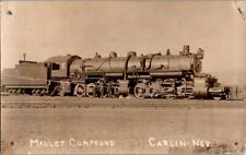 RPPC Postcard Union Pacific Railroad Mallet Compound Carlin NV Nevada 1913 I-746 picture