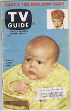 TV GUIDE Volume-1 #1 April 3-9 1953 National Lucille Ball LUCY'S BABY Arnaz VG- picture