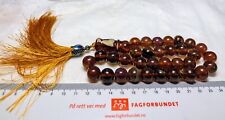 Antique rare german natural Baltic amber rosary 53 gr. Misbaha Kahraman picture