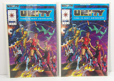 Unity Time Is Not Absolute #0 Comic Book Lot of 2 Valiant Comics 1992 picture