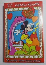 Factory Sealed Mickey Mouse Dinosaur 32 CT Valentine's &Envelopes 1980s Vintage  picture