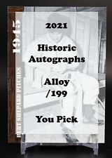 2021 Historic Autographs 1945: End of World War II Alloy /199 - You Pick picture