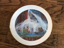 Vintage Chicago Collection buckingham Fountain plate made USA ltd edition picture