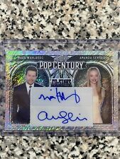 2024 Leaf Pop Century Mark Wahlberg Amanda Seyfried 1/1 Dual Silver Auto Ted 2 picture