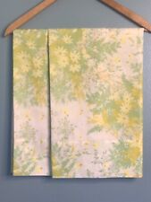 Vintage Springmaid Standard Pillowcase Set Yellow Floral Wondercale picture