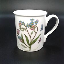 Portmeiron Botanic Gardens Forget-Me-Not Floral Butterfly Coffee Mug Susan Ellis picture