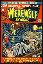 MARVEL SPOTLIGHT #4 1972 FN/VF 1ST APPEARANCE Of The DARKHOLD BOOK 3RD WEREWOLF picture