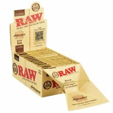 😎RAW ROLLING PAPERS CLASSIC ARTESANO 1 1/4 SIZE✨ 15 PER BOX ✨50 LEAVES PER PACK picture
