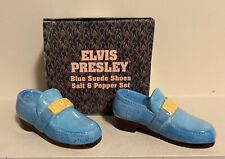 Elvis Presley Blue Suede Shoes Vandor 2007 Salt & Pepper Shakers Set & Box picture