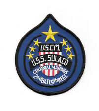 Aliens Movie U.S.S. Sulaco Ship Logo Embroidered 4
