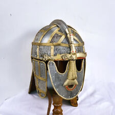 Medieval Sutton Hoo Deluxe Helmet Reenactment/Halloween/Christmas Item picture