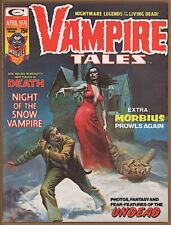 Vampire Tales #4 VF+ Marvel Curtis 1974 Boris Vallejo Cover Lilith Morbius picture
