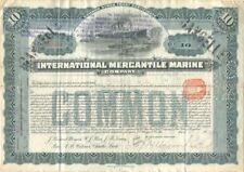 International Mercantile Marine - Co. that Made the Titanic - Shipping Stock Cer picture
