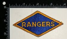 REPRODUCTION WWII US Army Ranger Bn Diamond Lozenge Patch picture