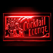 170153 Cocktails Lounge Open Pub Bar Display LED Light Neon Sign picture
