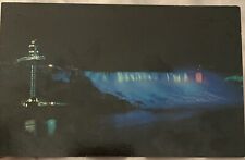 American Falls Illuminated from Canada Side Niagara Falls Ontario NY Postcard picture