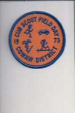1973 Cowaw District Cub Scout Field Day patch picture