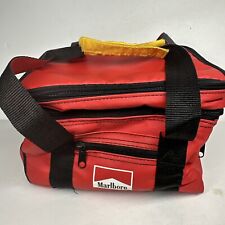 Vintage Marlboro Insulated Red Lunchbox Lunch Bag Travel Food Drink Cooler picture