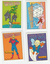 1994 SKYBOX / BONGO COMICS THE SIMPSONS LOT (4) RADIOACTIVE MAN COMIC INSERTS picture