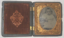 Antique Littlefield, Parsons and Co Daguerreotype Tintype Tiny Girl/Baby Photo   picture