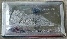 1950s Cigarette Case Rock of Gibraltar Souvenir Mayell England picture