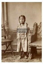 STANDING HOLY CHIEF SITTING BULLS DAUGHTER NATIVE AMERICAN 4X6 PHOTO picture