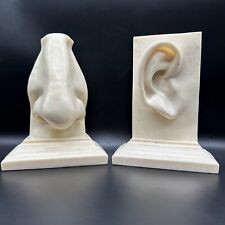 Vintage Pair of Ear & Nose Bookends by C2C Designs picture