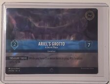 ARIEL'S GROTTO A SECRET DISNEY LORCANA URSULA'S RETURN ENCHANTED FOIL #219/204 picture