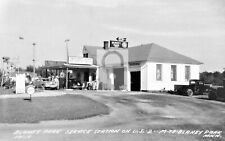 Sinclair Gas Service Station Blaney Park Michigan MI Reprint Postcard picture