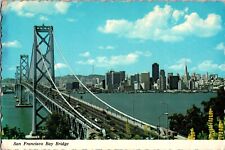 California Postcard: San Francisco Bay Bridge as seen from Yerba Buena Island  picture