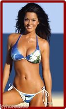 Sexy Busty Model Brooke In Hawaiian Bikini Refrigerator Magnet  picture
