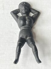 Vintage Naughty Nellie Cast Iron Risqué Boot Jack Boot Remover Door Stop picture
