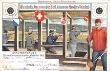 CPA SUISSE PROTECTION GREETING ZURCHER CANTONAL PROTECTION FESTIVAL WINTERTHUR 1902  picture